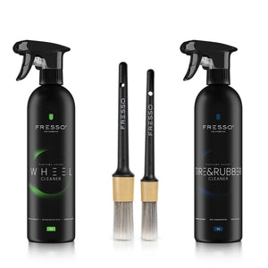 Fresso wheel and tire cleaning kit